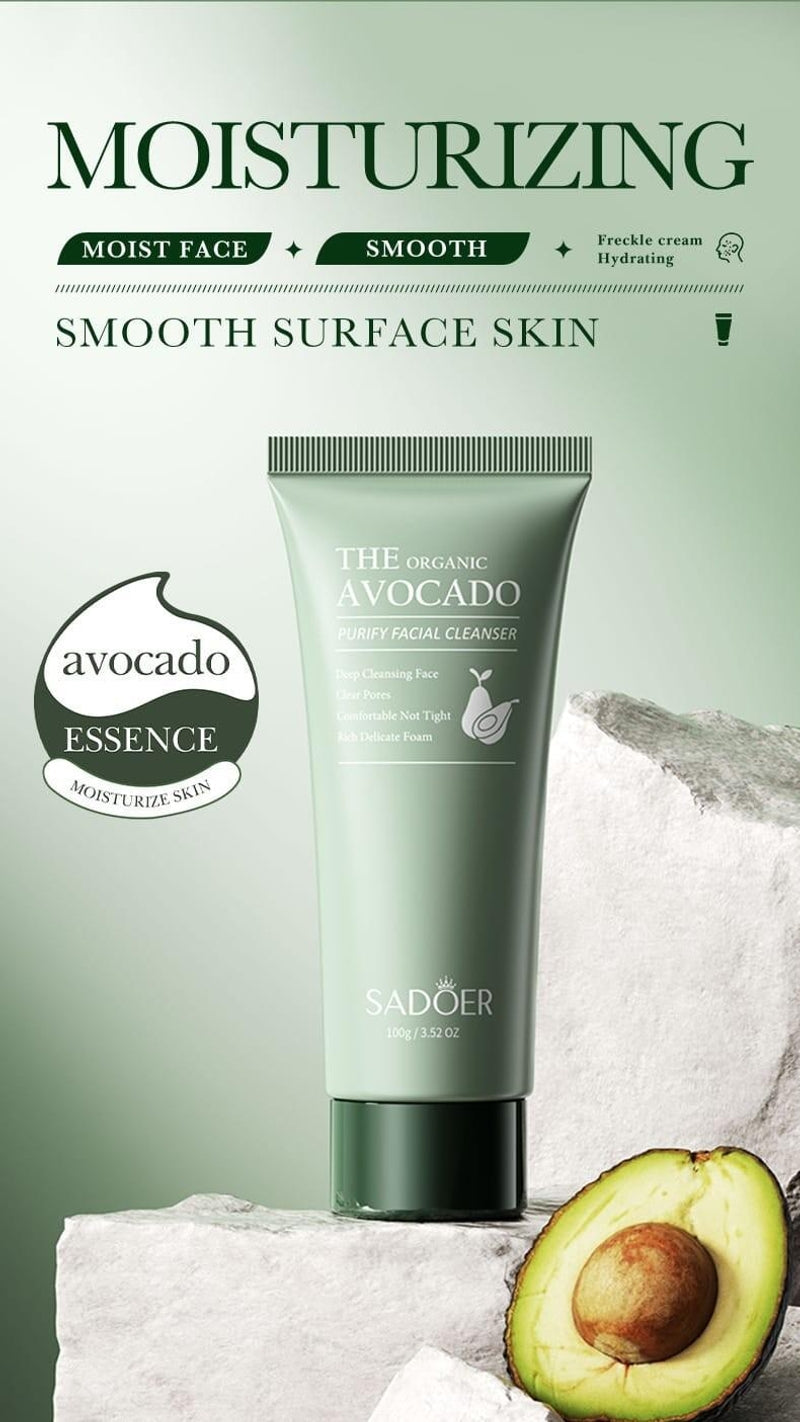 Sabonete Facial Purificante Orgânico de Abacate - 100g