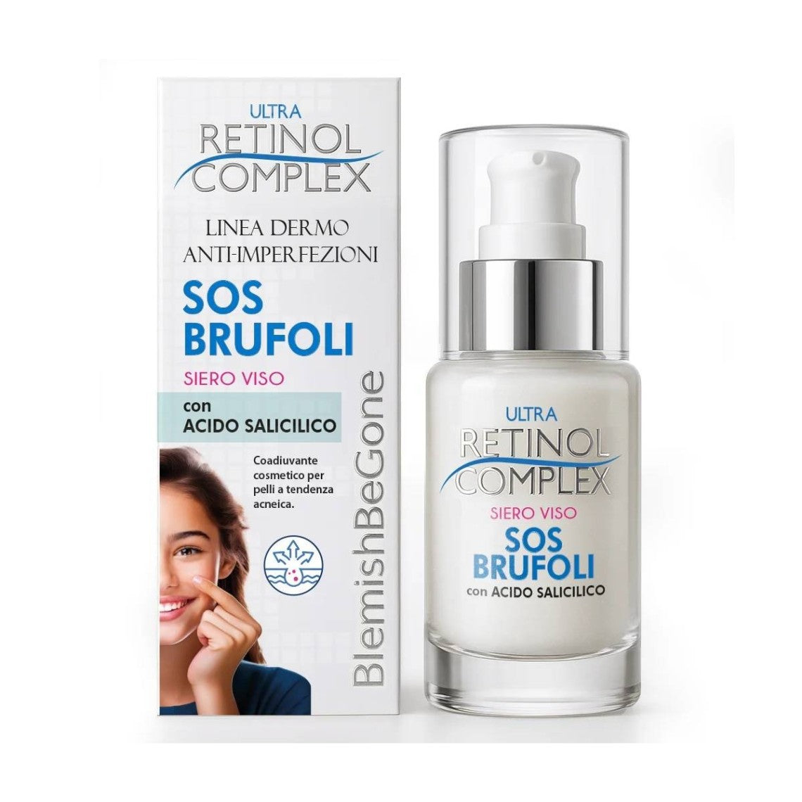 ✨ Sérum SOS Anti-Borbulhas com Ácido Salicílico | Ultra Retinol Complex