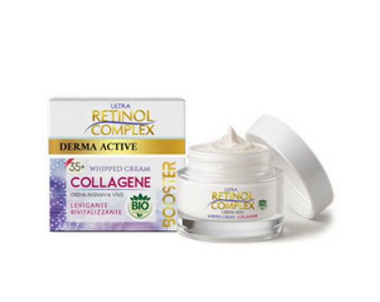 Creme facial com textura de chantilly e colagénio 50ml - Complexo de retinol