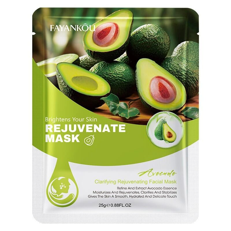 Máscara facial de abacate para iluminar e rejuvenescer a pele